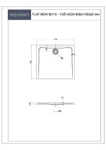 FLAT NEW 90110 TUŠ KADA 900x1100 mm - Slika 2