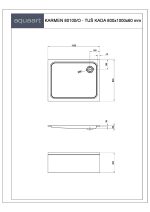 KARMEN 80100/O TUŠ KADA 800x1000 mm - Slika 2