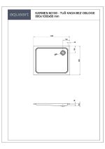 KARMEN 80100 TUŠ KADA BEZ OBLOGE 800x1000 mm - Slika 2