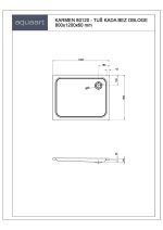 KARMEN 80120 TUŠ KADA BEZ OBLOGE 800x1200 mm - Slika 2
