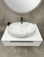 BONNIE NADGRADNI KERAMIKI UMIVAONIK 590x410x160 mm - Slika 3