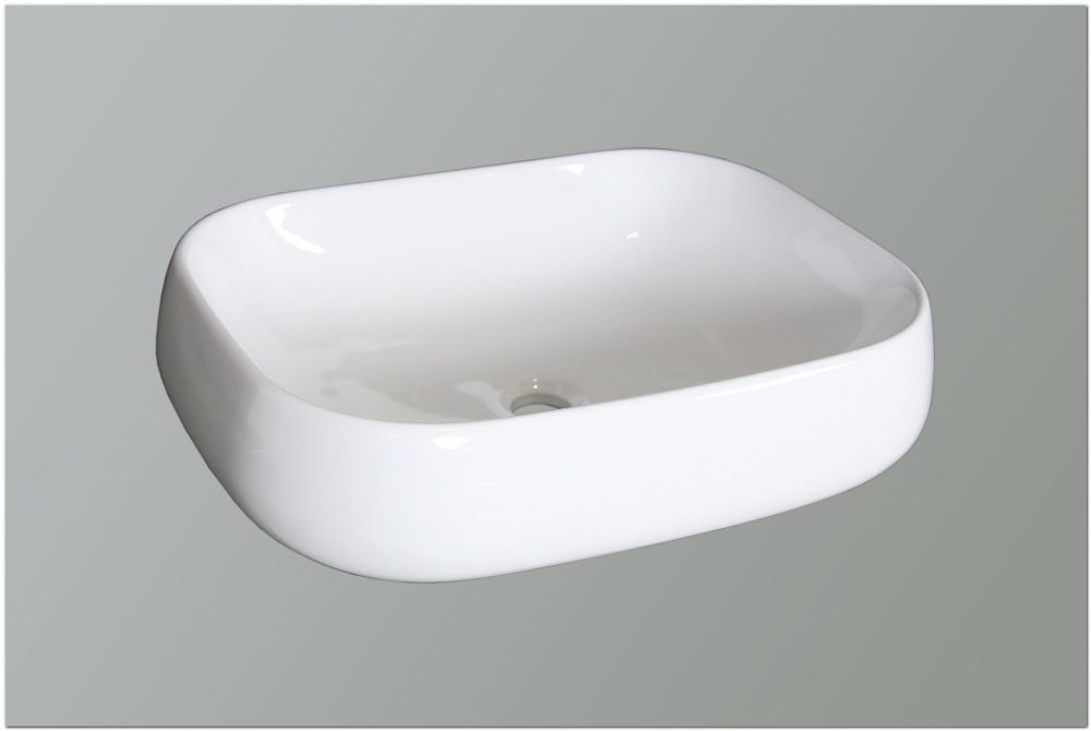 MILA NADGRADNI KERAMIČKI UMIVAONIK 540x420x145 mm - Slika 2