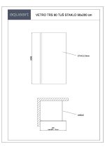 VETRO TRS 90 SHOWER SCREEN 90x200 cm - Image 3