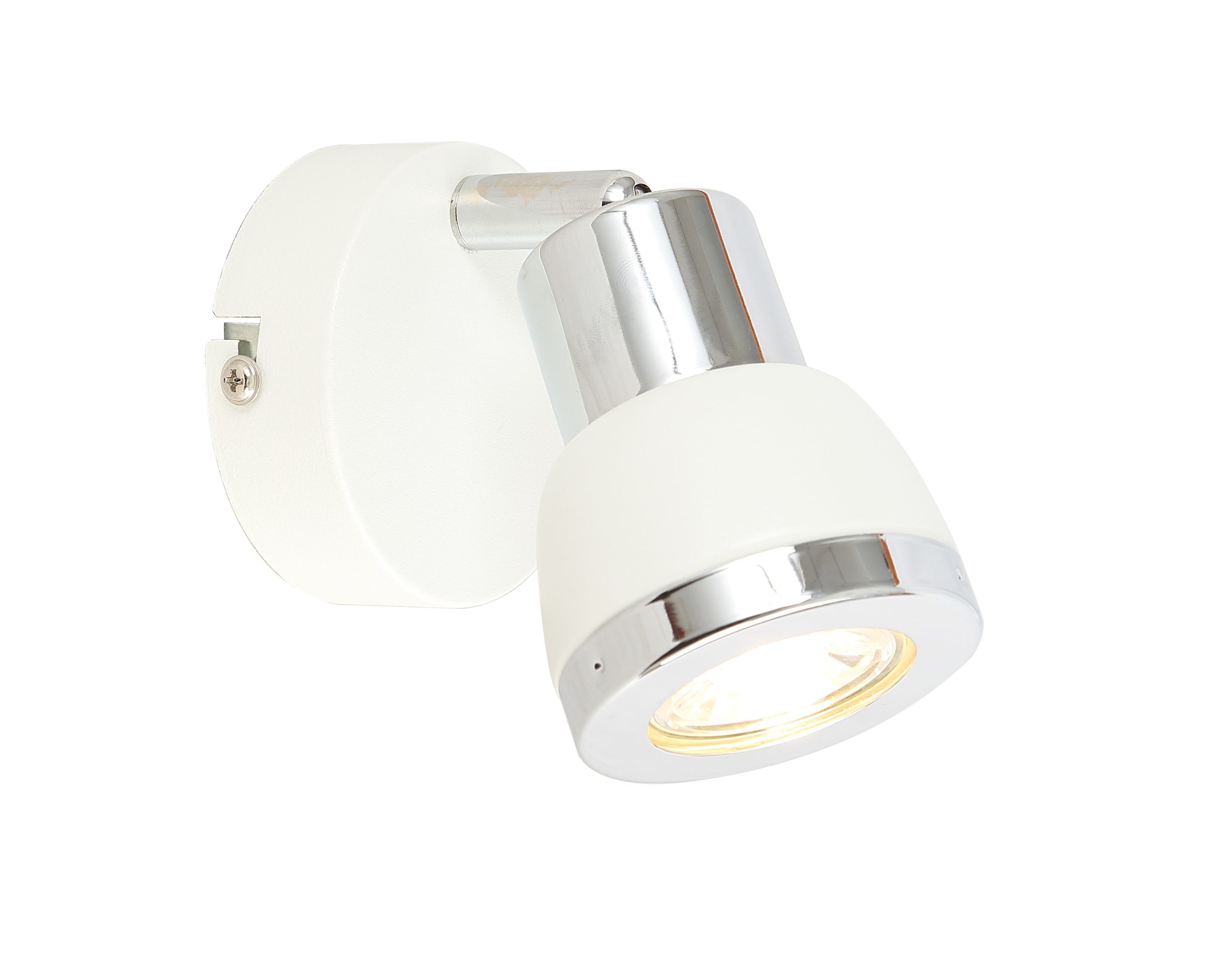 10380-1-1.jpg SPOT SVJETILJKA KAI KROM BIJELI 1 LED GU10 5W 400lm 4000K - Slika 1