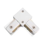 KONEKTOR ZA SPAJANJE TRAČNIH VODILICA  ""L""  90° BIJELI