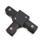 KONEKTOR ZA SPAJANJE TRAČNIH VODILICA 3 NAČINA CRNI