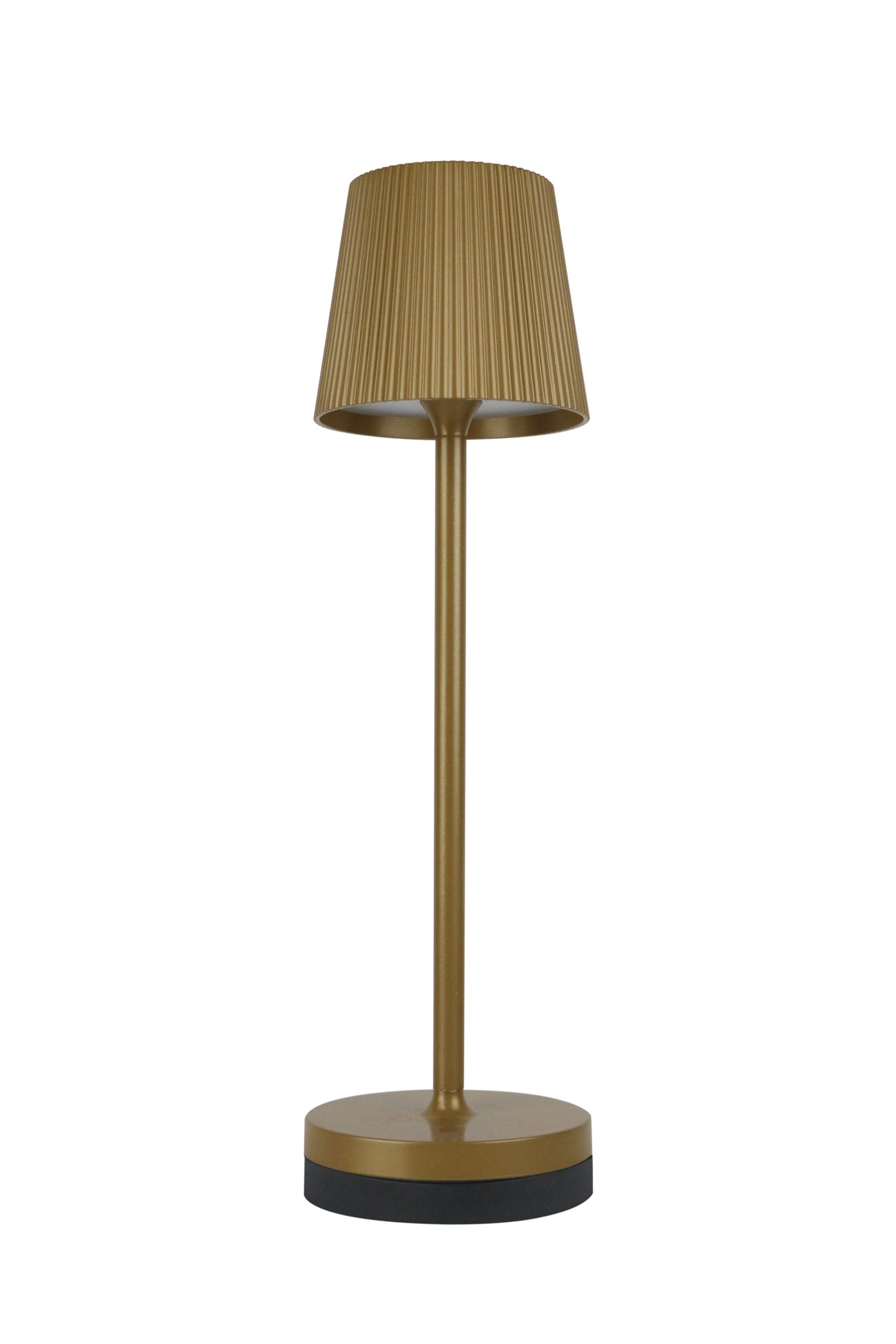 10665-1-2.jpg LED STOLNA PUNJIVA SVJETILJKA GILLIAN 3W 2700/3500/4000K 300 lm IP54 GOLD - Slika 1