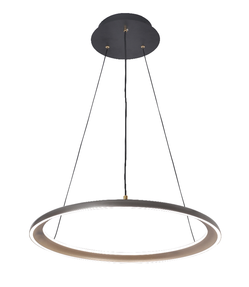 10702-1.jpg LED VISEĆA SVJETILJKA NAOKO D600 55W 2250 lm 4000K IP20 GREY - Slika 1