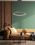 LED VISEĆA SVJETILJKA NAOKO D600 55W 2250 lm 4000K IP20 GREY - Slika 2