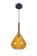 PENDANT ZARIA 1xE27 BROWN