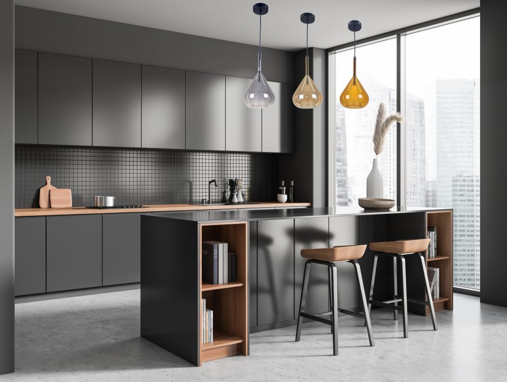 VISEĆA SVJETILJKA STAKLENA ZARIA 1xE27 LIGHT GREY - Slika 2