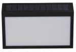 SOLARNA ZIDNA SVJETILJKA 1W 50 lm 4000K IP54 BLACK+ NALJEPNICE ZA OZNAKU KUĆNOG BROJA