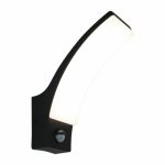 LED VANJSKA ZIDNA SVJETILJKA COLORADO SA SENZOROM 12W 890 lm 4000K IP44  PVC BLACK