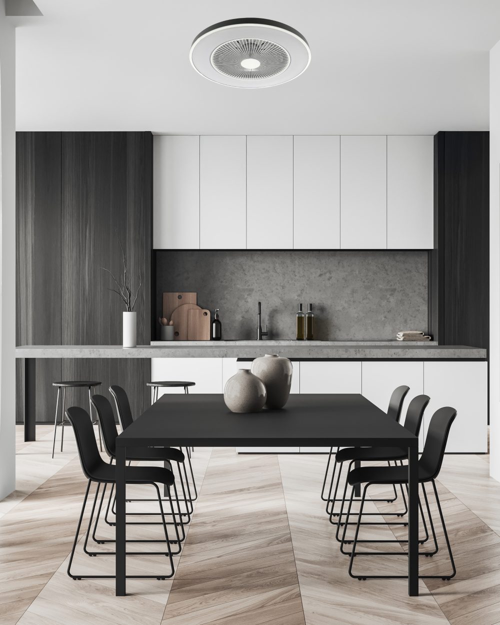 STROPNI LED VENTILATOR LAYLA DIA 486 mm 48W 2600-4800lm 3000-6500K WHITE, UPRAVLJAČ UKLJUČEN - Slika 2