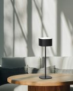 LED STOLNA PUNJIVA SVJETILJKA LUCY 2W 3000K 90 lm IP44 BLACK - Slika 2