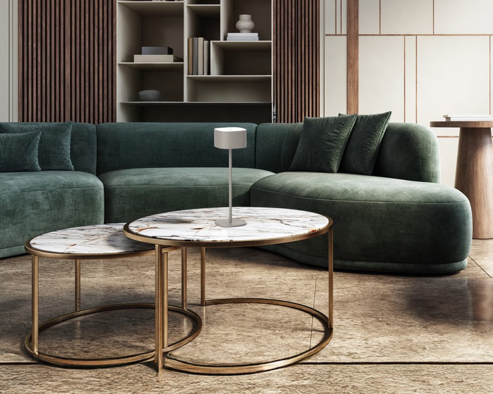 LED TABLE RECHARGEABLE LIGHT LUCY 2W 3000K 90 LM IP44 MOCHA - Image 2