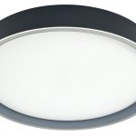 LED STROPNA SVJETILJKA LEAH PVC D400 24W 1440 lm 3000-6500K IP20 BLACK+GREY