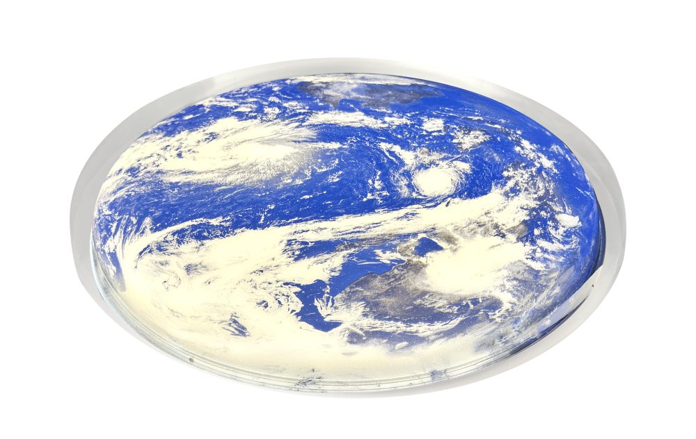 LED STROPNA SVJETILJKA EARTH PVC D400 24W 1440 lm 3000-65000K IP20 WHITE/BLUE - Slika 2