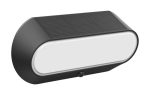 SOLARNA LED ZIDNA SVJETILJKA SA SENZOROM SUWON 5W 500 lm 4000K IP54 BLACK PVC