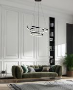 LED VISEĆA SVJETILJKA CORA D540 42W 1818LM 3000K IP20 BLACK - Slika 2