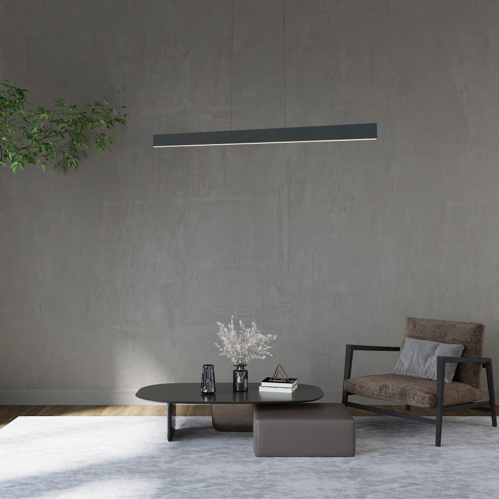LED PENDANT LIGHT CELESTE 1240x1200 20W 712LM 3000-6000K IP20 BLACK - Image 2