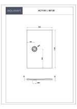 ACTIVE L 80130 TUŠ KADA 800x1300 mm - Slika 2