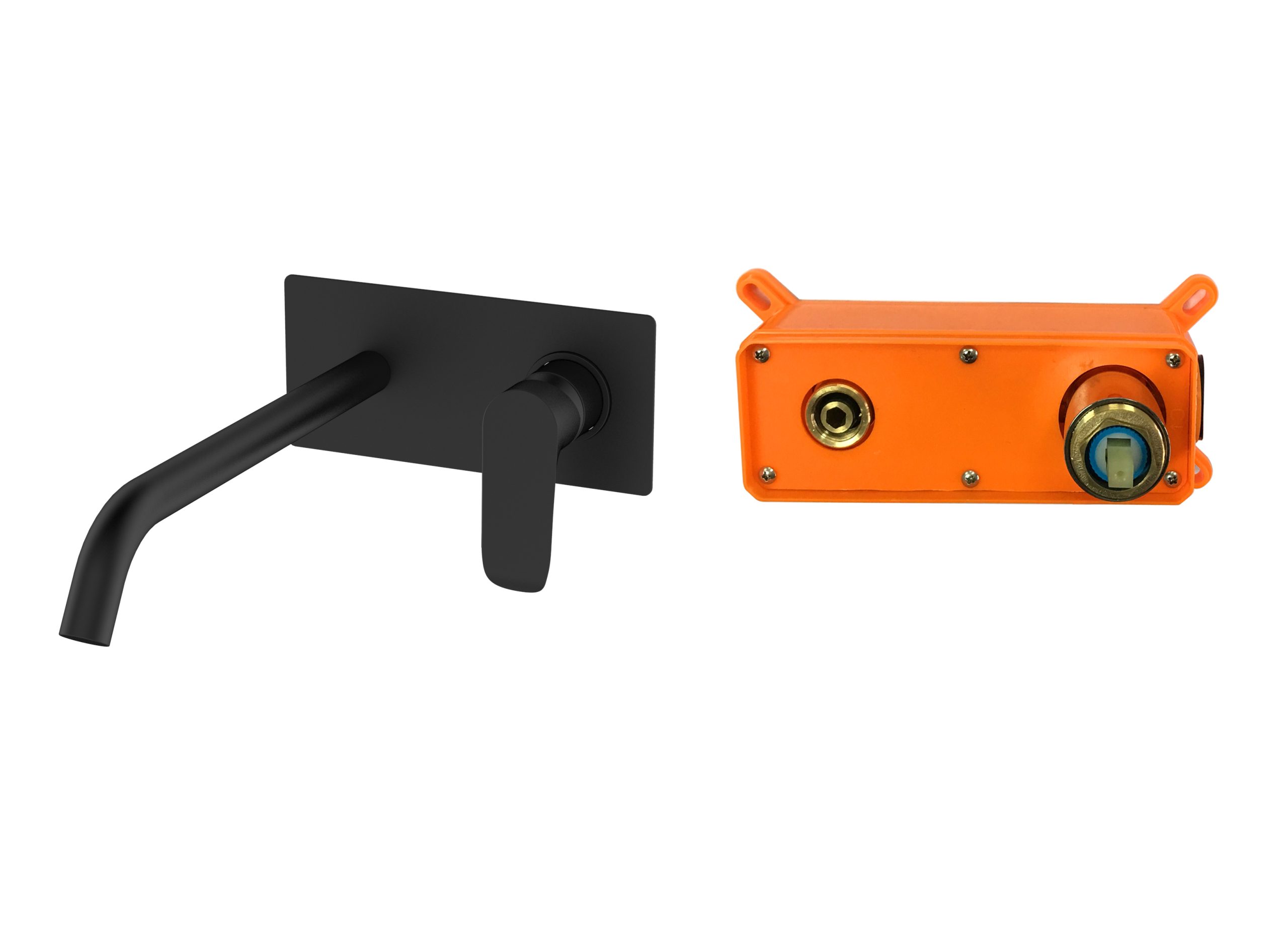 15260-1.jpg MONZA BLACK PODŽBUKNA MIJEŠALICA ZA UMIVAONIK - Slika 1