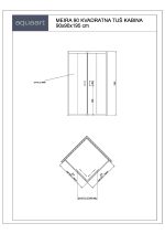 TK MEIRA 90 KVADRATNA TUŠ KABINA 90x90x195 cm - Slika 2