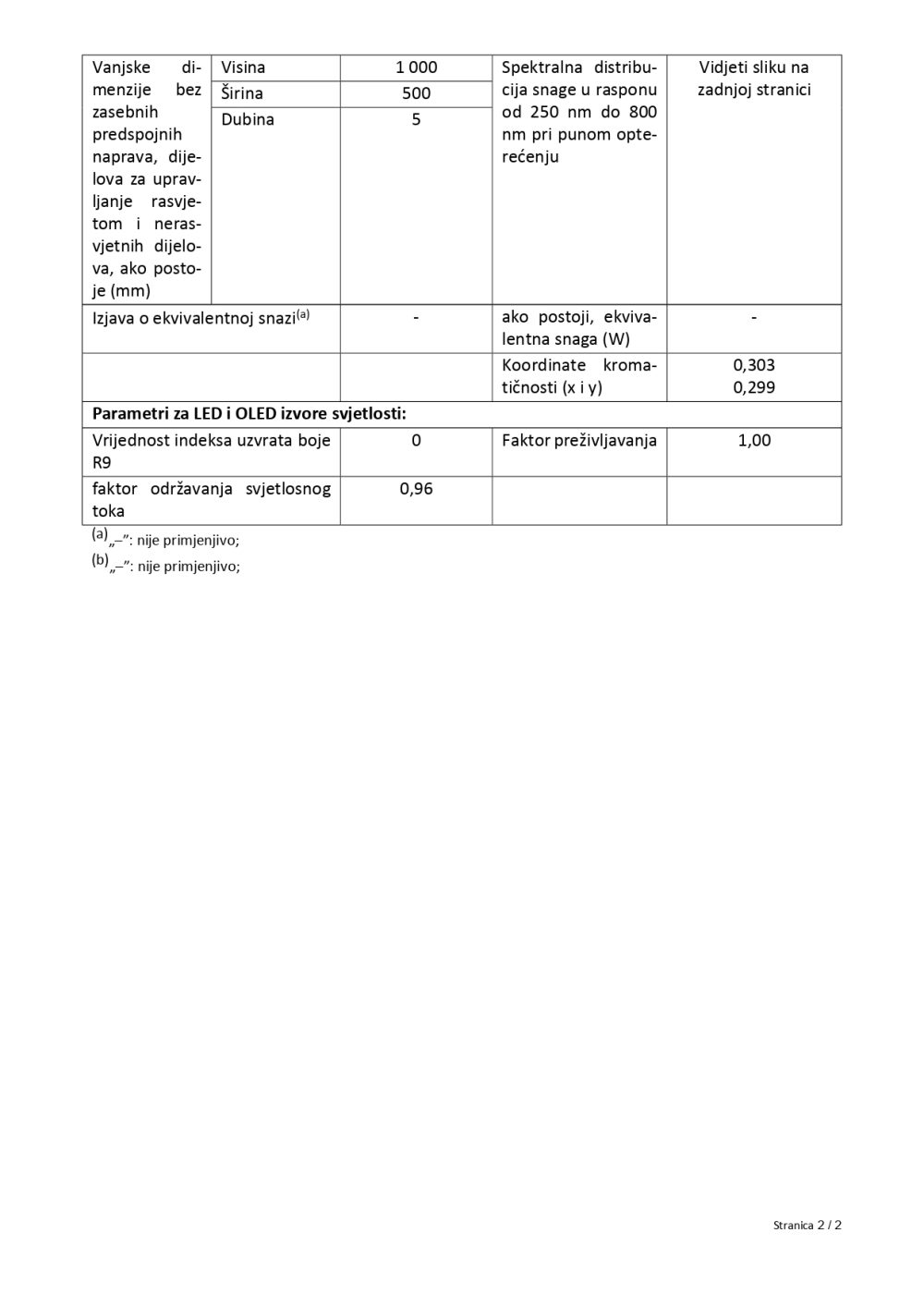 FRAME B50100 OGLEDALO S LED RASVJETOM 50x100 cm - Slika 5