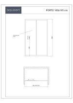 PORTO 100 TUŠ VRATA 100x195 cm - Slika 2