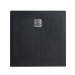 BOLD S CRNA 80 KV MINERALSOLID TUŠ KADA 800x800x30 mm