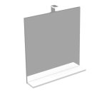 IVA 70 OGLEDALO S LED RASVJETOM BIJELI SJAJ