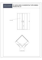 TK NEVA 80 KVADRATNA TUŠ KABINA 80x80x180 cm - Slika 2