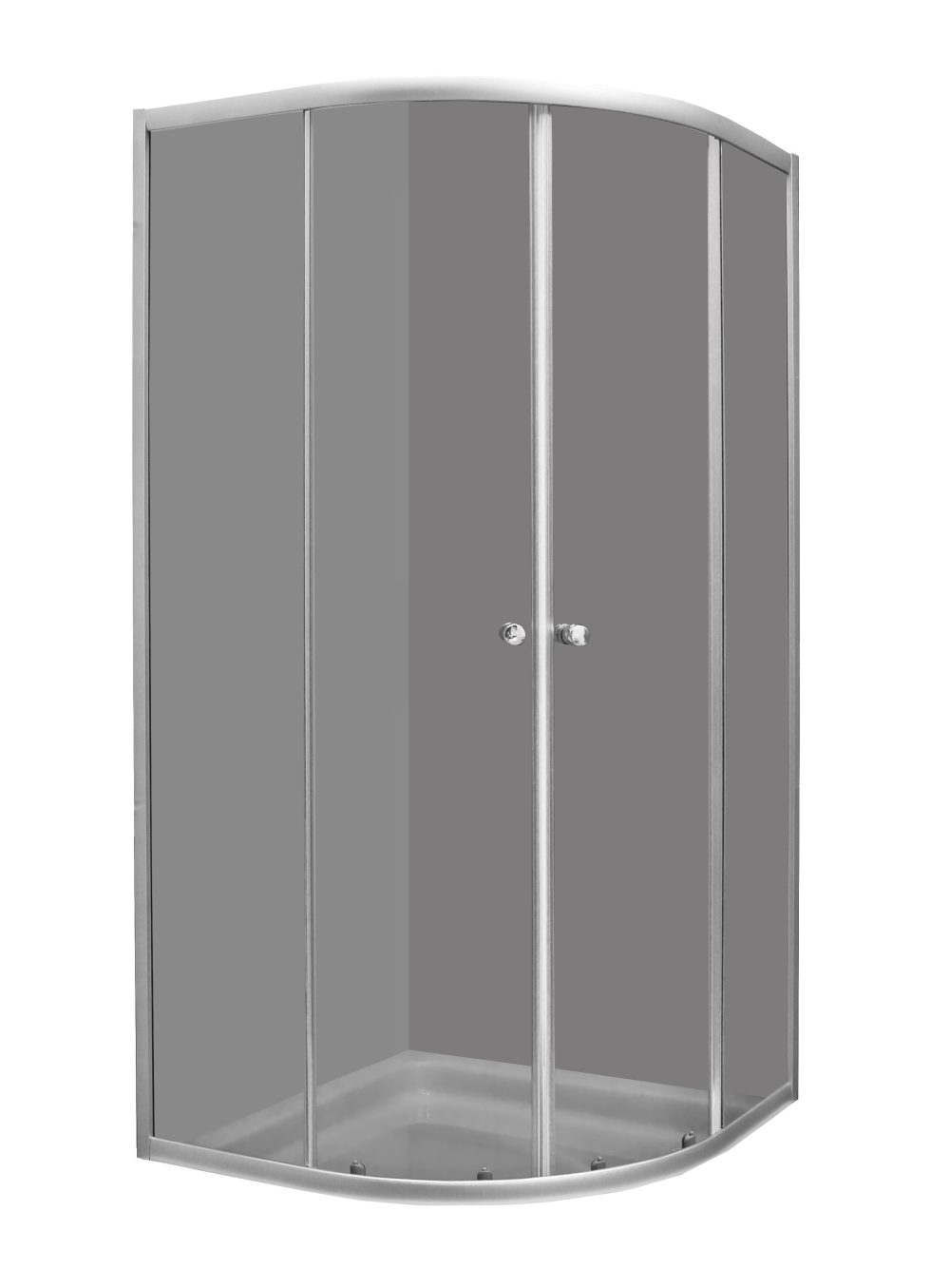 TK RONDA 90 POLUKRUŽNA TUŠ KABINA 90x90x185 cm - Slika 3