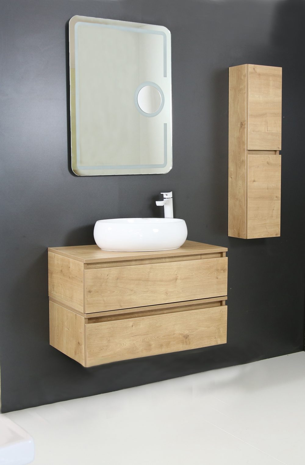 ELEGANT 60 GORNJI KUPAONSKI ORMARIĆ HRAST AUTHENTIC - Slika 7