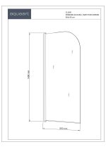 CLEAR 80-6 PARAVAN ZA KADU 80X140 CM - Slika 2