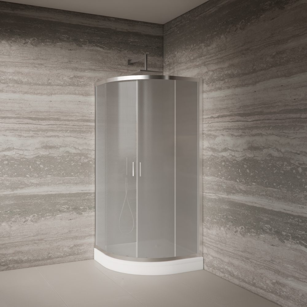 TK GRACE 90 POLUKRUŽNA TUŠ KABINA 90X90X190cm - Slika 2