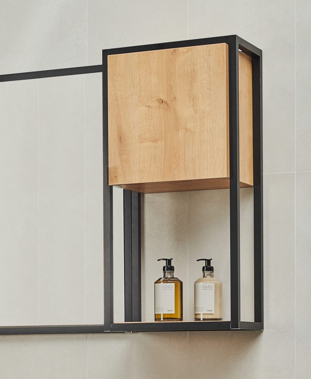 RIDDLE NEW BOČNI KUPAONSKI ORMARIĆ HRAST AUTHENTIC - Slika 2