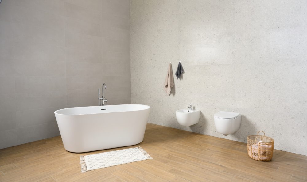 MONDO VISEĆA ŠKOLJKA S DASKOM  RIMLESS 490x370x370 mm - Slika 4