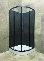 EVA 90 BLACK POLUKRUŽNA TUŠ KABINA 90x90x205 cm - Slika 3