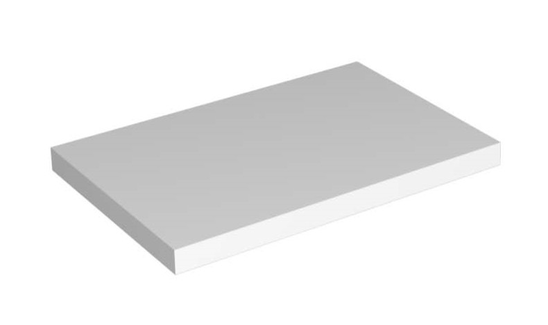 16915-1-1.jpg HIP 80 PLOČA ZA UMIVAONIK BIJELI SJAJ 80x55 cm - Slika 1