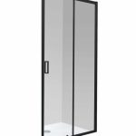 CLEAR WALL 110 BLACK TUŠ VRATA 1100x1950 mm