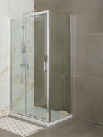 CLEAR WALL 100 CHROME TUŠ VRATA 1000x1950 mm - Slika 2