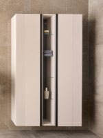 MIRAGE 170 BOČNI KUPAONSKI ORMARIĆ KAŠMIR CRNA RUČKICA - Slika 2