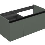 MIRAGE 100 DONJI KUPAONSKI ORMARIĆ ZELENA MAT CRNA RUČKICA