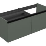 MIRAGE 120 DONJI KUPAONSKI ORMARIĆ DESNI ZELENA MAT CRNA RUČKICA