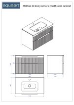 MIRIAD 80 DONJI KUPAONSKI ORMARIĆ ZELENI MAT - Slika 4