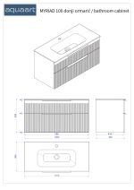 MIRIAD 100 DONJI KUPAONSKI ORMARIĆ GRAFIT SUPERMAT - Slika 4