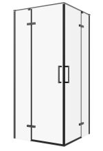 TK PARLA 90 BLACK KVADRATNA TUŠ KABINA 90X90X195 cm
