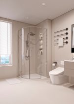 TK PARLA 90 CHROME POLUKRUŽNA TUŠ KABINA 90X90X195 cm - Slika 2